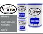Preview: Nissan, Greyish Leaf Metallic, 017X: 500ml Lackdose + 500ml Klarlack + 250ml Härter - Set, von ATW Autoteile West.